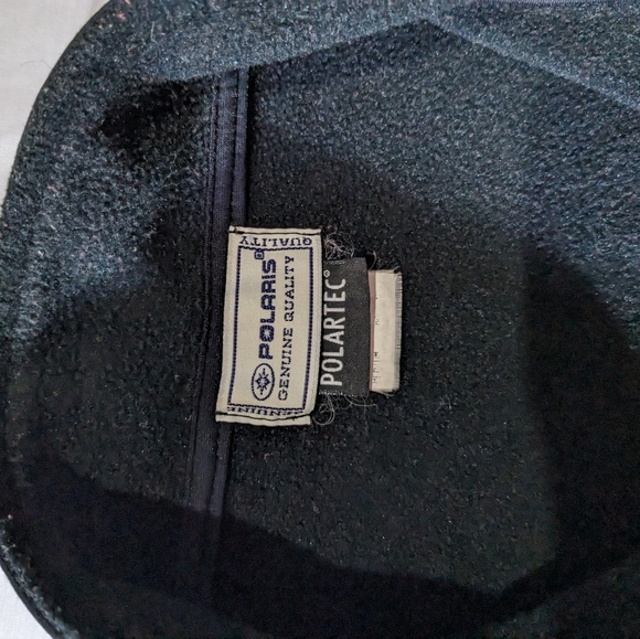 Polaris women's black zippered high neck sweater vest size medium USA - Picture 4 of 8